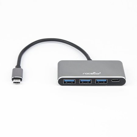 Rocstor 4-Port Usb-C Hub - Usb-C To 1X Usb-C An Y10A200-A1